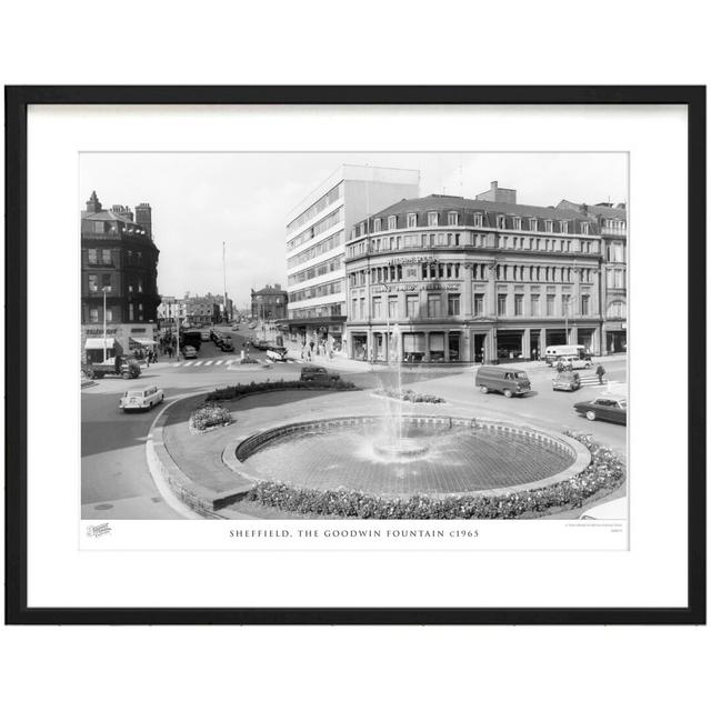 Sheffield, The Goodwin Fountain C1965 by Francis Frith - Single Picture Frame Print The Francis Frith Collection Size: 45cm H x 60cm W x 2.3cm D on Productcaster.