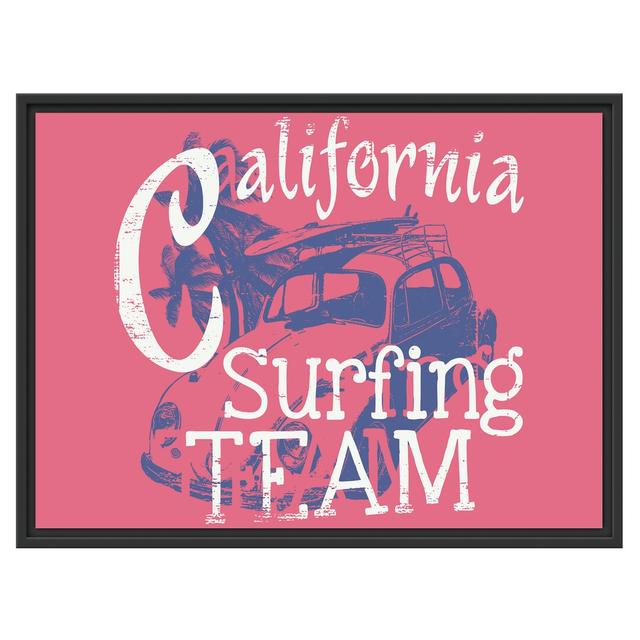 Gerahmtes Wandbild California Surfing-Team Light East Urban Home Größe: 60 cm H x 80 cm B on Productcaster.