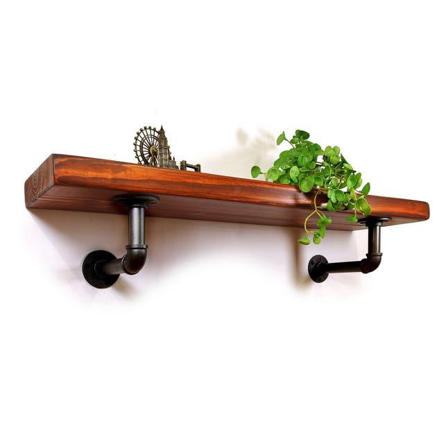 Kellaman Bracket Shelf Borough Wharf Size: 17cm H x 180cm W x 14.5 D on Productcaster.