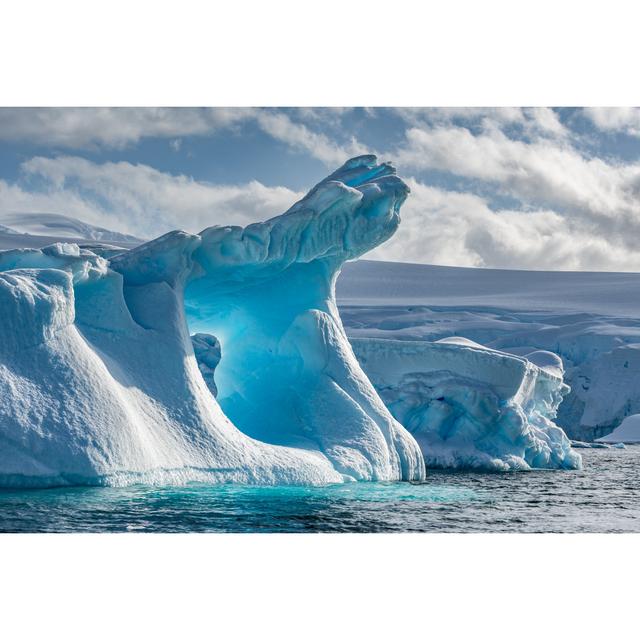 Weather Eroded Iceberg by Elmvilla - Wrapped Canvas Print Wall Art Production Network Size: 30cm H x 46cm W x 3.8cm D on Productcaster.