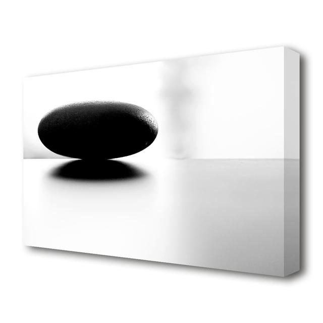 The Balance of a Black Stone Ethnic - Wrapped Canvas Photograph Print East Urban Home Size: 101.6 cm H x 142.2 cm W on Productcaster.