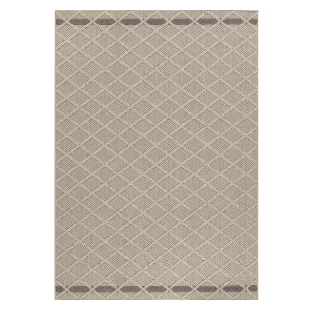 Innen-/Außen-Teppich Peralta in Beige/Braun ClassicLiving Teppichgröße: Rechteckig 120 x 170 cm on Productcaster.