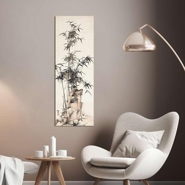 Japanese Print: Bamboo By Baiitsu Yamamoto by Baiitsu Yamamoto - Print ClassicLiving Size: 100cm H x 35cm W x 4cm D on Productcaster.