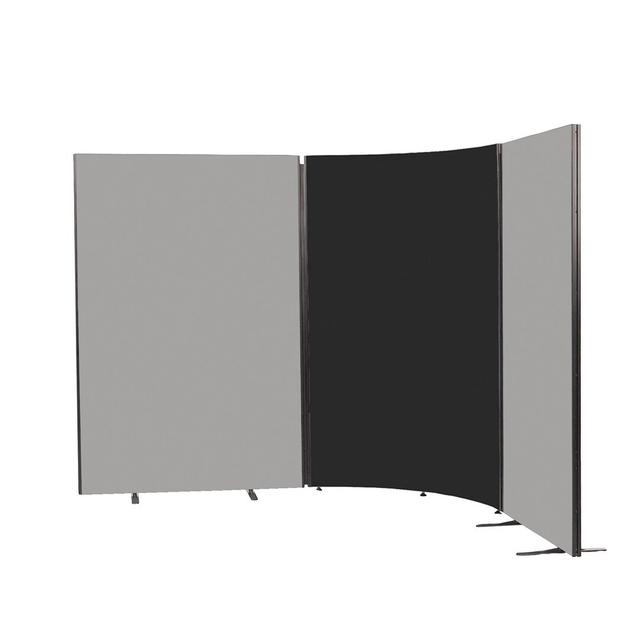 Partition Symple Stuff Size: 122.5cm H x 160cm W x 3cm D, Colour: Black on Productcaster.