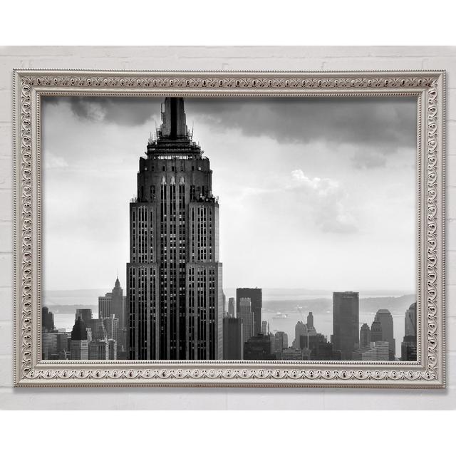 Empire State Building B N W - Print Bright Star Size: 21cm H x 29.7cm W x 3cm D on Productcaster.