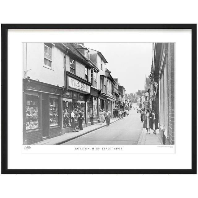 Royston, High Street C1955 by Francis Frith - Single Picture Frame Print The Francis Frith Collection Size: 60cm H x 80cm W x 2.3cm D on Productcaster.