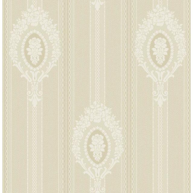 Akershus 10m x 53cm Wallpaper Roll Rosalind Wheeler Colour: Beige on Productcaster.