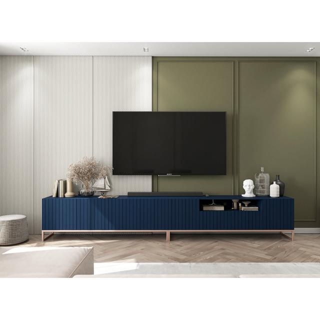 Mounthill TV Stand for TV up to 65" Fairmont Park Colour: Blue on Productcaster.