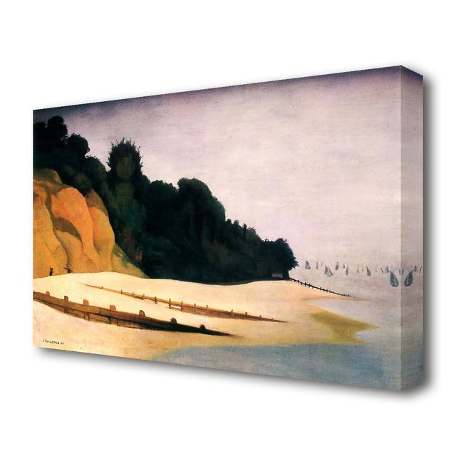 Shore Scene with Tree Silhouette by Félix Vallotton - Wrapped Canvas Painting Print East Urban Home Size: 35.6 cm H x 50.8 cm W on Productcaster.