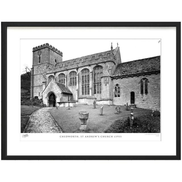 'Chedworth, St Andrew's Church C1955' by Francis Frith - Picture Frame Photograph Print on Paper The Francis Frith Collection Size: 28cm H x 36cm W x on Productcaster.