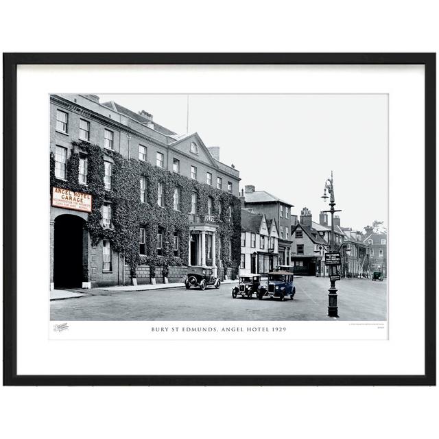 Bury St Edmunds, Angel Hotel 1929 - Single Picture Frame Print The Francis Frith Collection Size: 45cm H x 60cm W x 2.3cm D on Productcaster.