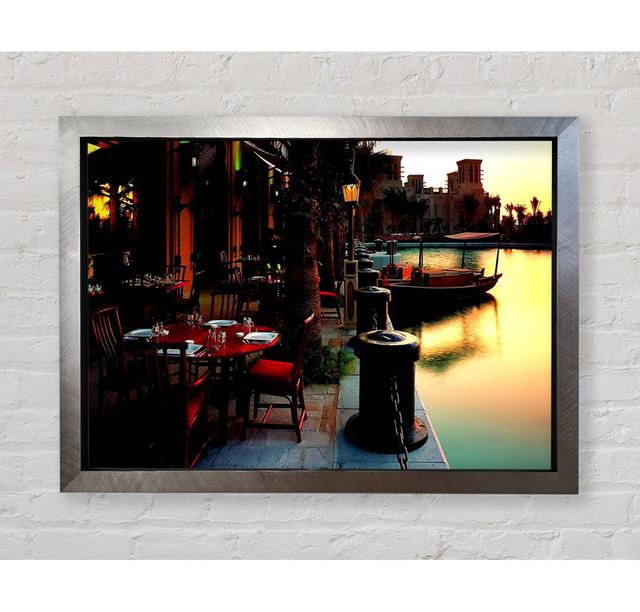 Waterway Cafes - Single Picture Frame Art Prints Bright Star Size: 42cm H x 59.7cm W x 3.4cm D on Productcaster.