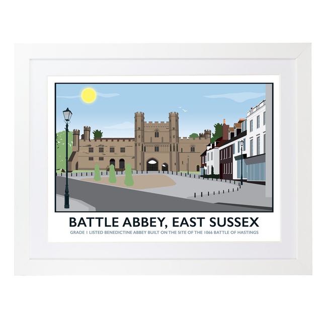 Battle Abbey by Richard O'Neil - Graphic Art Print on Paper East Urban Home Format: White Wood Frame, Size: 33.5 cm H x 43.5 cm W x 2.2 cm D on Productcaster.