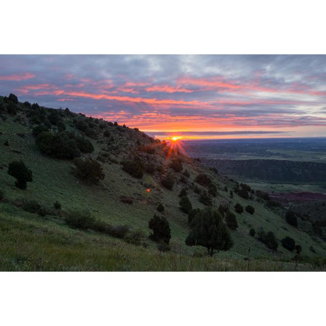 Sunrise Near Denver by Sparty1711 - Wrapped Canvas Print Alpen Home Size: 61cm H x 91cm W on Productcaster.