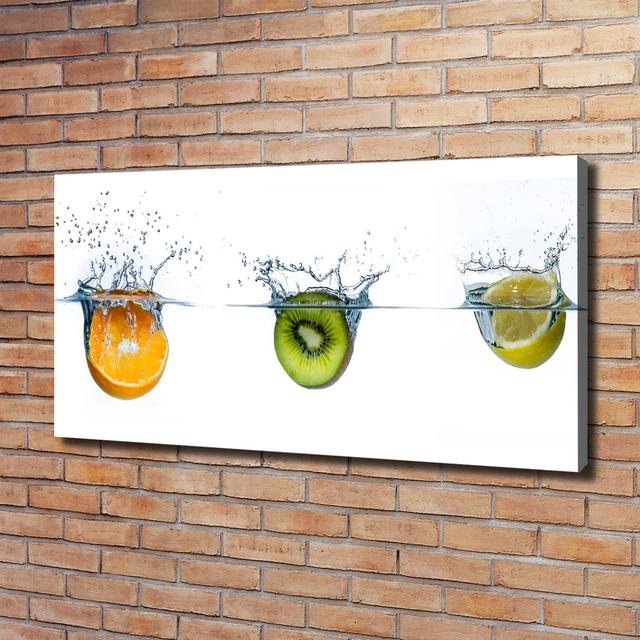 Fruit under Water - Wrapped Canvas Art Prints Brayden Studio on Productcaster.