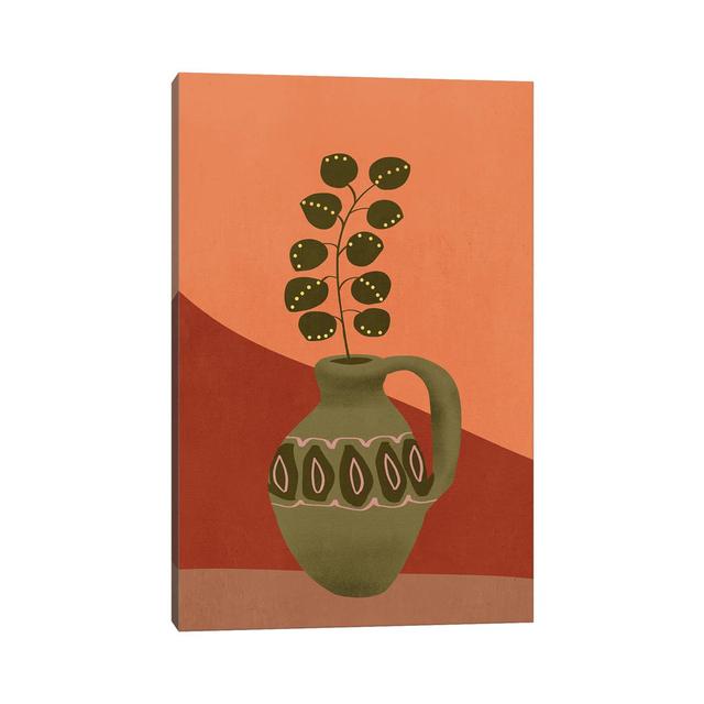 Plant in a Pot V by Viviana Gonzalez - Graphic Art on Canvas Rosalind Wheeler Format: Wrapped Canvas, Size: 101.6cm H x 66.04cm W on Productcaster.