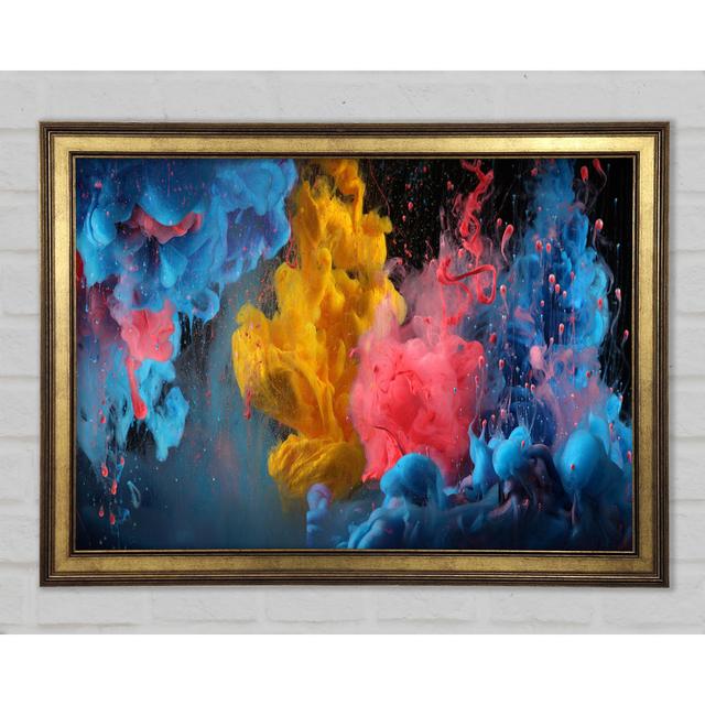 Paint Cloud In Water - Single Picture Frame Art Prints Metro Lane Size: 29.7cm H x 42cm W x 1.5cm D on Productcaster.