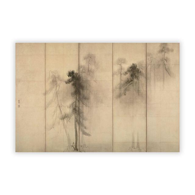 'Pine Trees' by Hasegawa Tohaku - Unframed Painting Print on Paper East Urban Home Size: 42 cm H x 59.4 cm W on Productcaster.