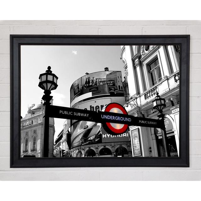 London Piccadilly Circus - Single Picture Frame Art Prints Ebern Designs Size: 21cm H x 29.7cm W x 1.5cm D on Productcaster.