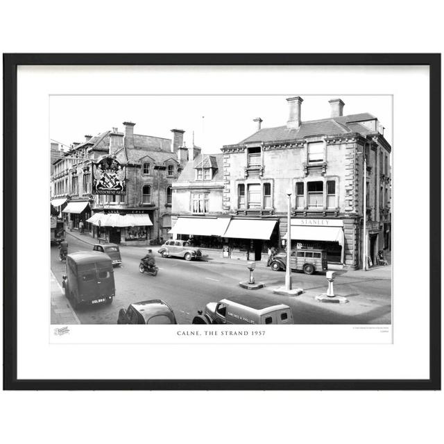 Calne, The Strand 1957 - Single Picture Frame Print The Francis Frith Collection Size: 60cm H x 80cm W x 2.3cm D on Productcaster.