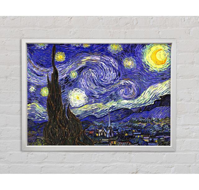 Starry Night Framed Print Bright Star Size: 100.1cm H x 141.4cm W on Productcaster.