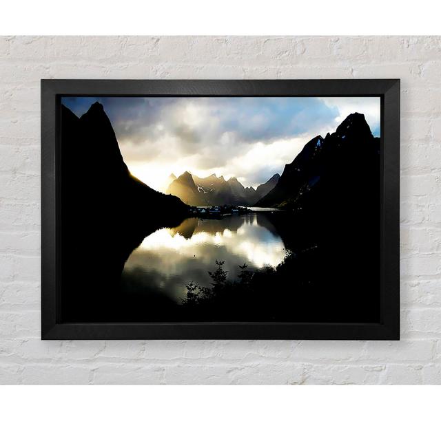 Mountain Reflections - Single Picture Frame Art Prints Bright Star Size: 84.1cm H x 118.9cm W x 3.4cm D on Productcaster.