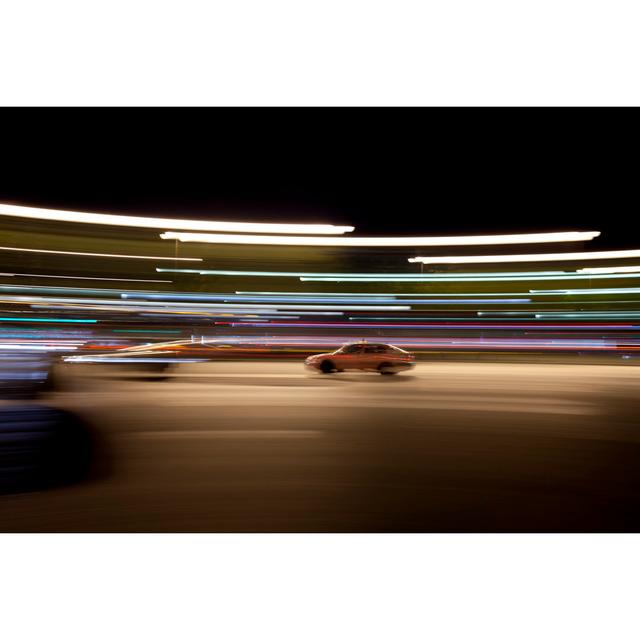 Blurred Shot Of Cars - Print 17 Stories Size: 30cm H x 46cm W x 3.8cm D on Productcaster.