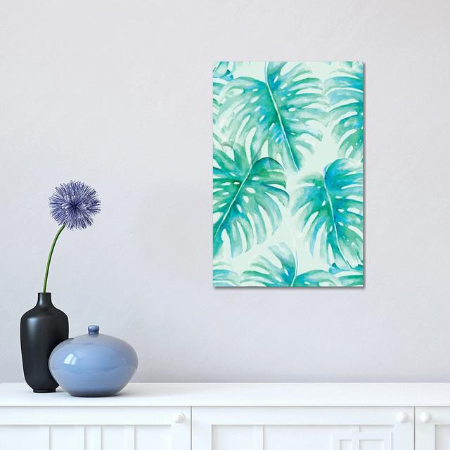 Paradise Palms by Jacqueline Maldonado - Wrapped Canvas Art Prints Bay Isle Home Size: 45.72cm H x 30.48cm W x 1.905cm D on Productcaster.