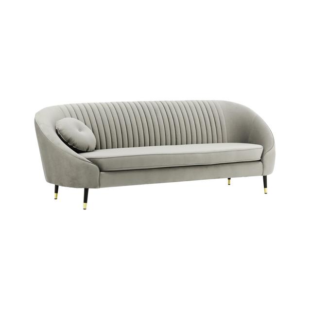 Rubio 3 Seater Sofa Fairmont Park Upholstery Colour: Silver on Productcaster.