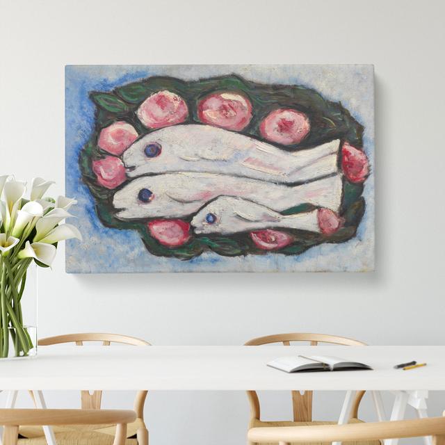 Banquet In Silence by Marsden Hartley - Wrapped Canvas Painting East Urban Home Size: 40cm H x 60cm W x 3cm D on Productcaster.