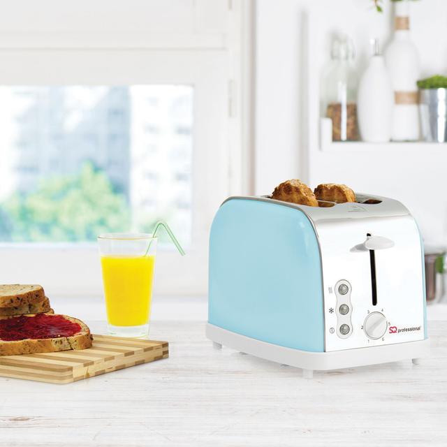 SQ Professional Dainty 2 slice Toaster with Removable Crumb Tray SQ Professional Finish: Blue on Productcaster.