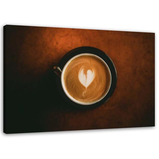 Canvas print, Cup of coffee Ebern Designs on Productcaster.