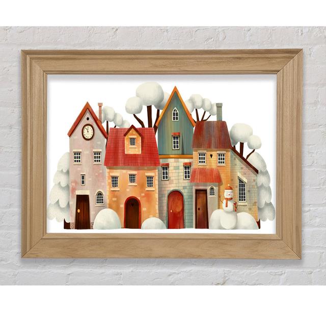 Stack Of Houses - Print Bright Star Size: 21cm H x 42cm W x 8cm D on Productcaster.