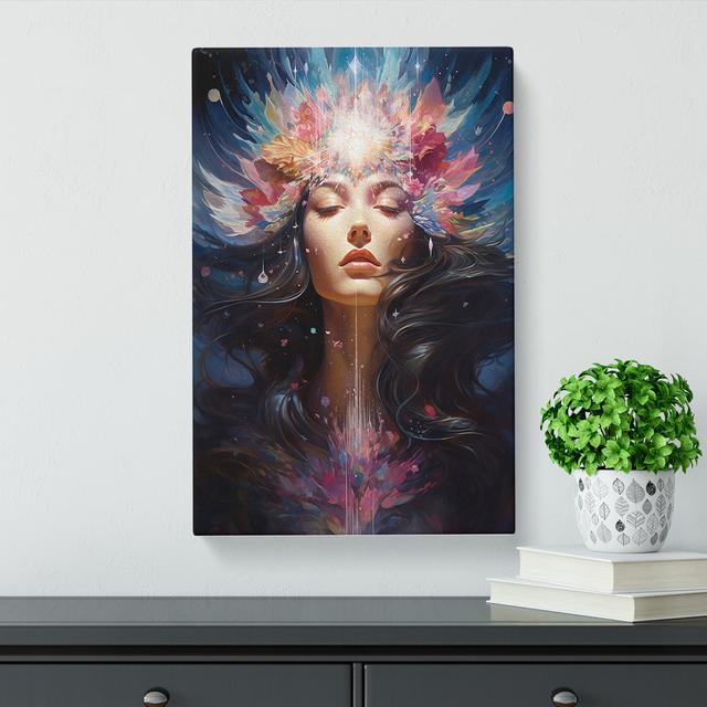 Cosmos Symbolism - No Frame Print Marlow Home Co. Size: 60cm H x 40cm W x 3cm D on Productcaster.