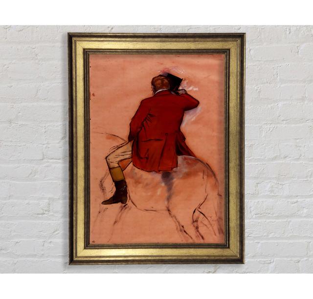 Degas Rider With Red Jacket - Single Picture Frame Art Prints Bright Star Size: 84.1cm H x 59.7cm W x 8cm D on Productcaster.