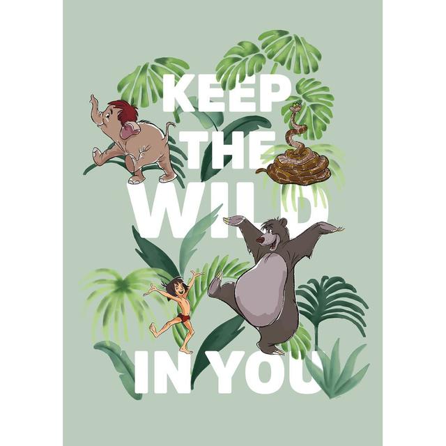 Poster Dschungelbuch Keep the Wild Disney Größe: 50 cm H x 70 cm B x 0,1 cm T on Productcaster.