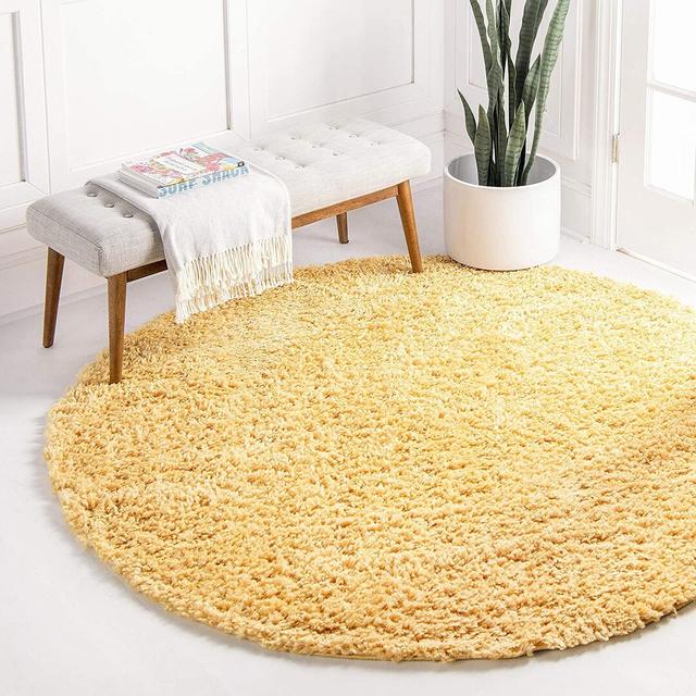 Claycomb California Shaggy Gold Rug Hashtag Home Rug Size: Runner 60 x 230cm on Productcaster.