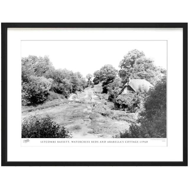 Letcombe Bassett, Watercress Beds And Arabella's Cottage C1960 by Francis Frith - Single Picture Frame Print The Francis Frith Collection Size: 60cm H on Productcaster.