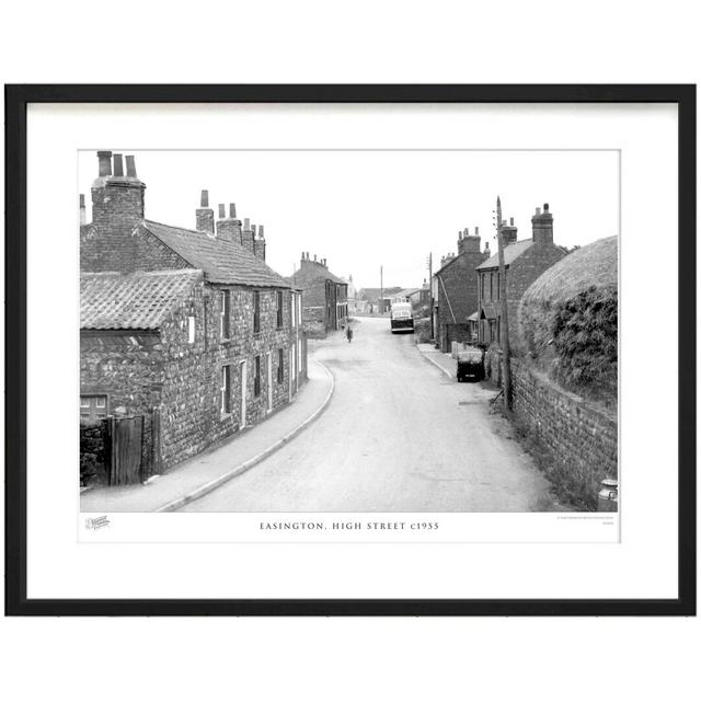 'Easington, High Street C1955' by Francis Frith - Picture Frame Photograph Print on Paper The Francis Frith Collection Size: 40cm H x 50cm W x 2.3cm D on Productcaster.