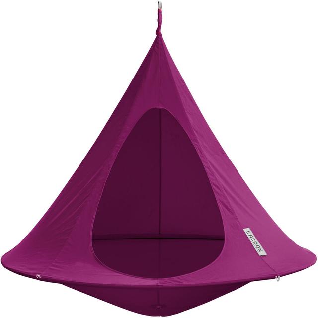 Cacoon - Island Vibe Hanging Chair Blue Elephant Size: 183cm H x 183cm W x 183cm D, Colour: Purple on Productcaster.