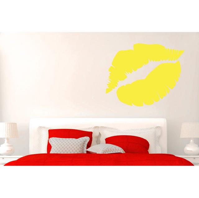 Wall Sticker East Urban Home Size: Large, Colour: Bright Yellow on Productcaster.