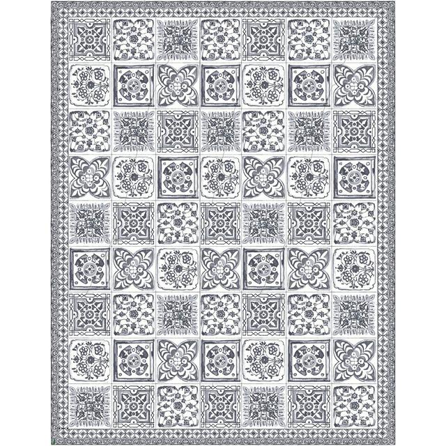 Damon Grey Indoor/Outdoor Rug Rosalind Wheeler Rug Size: Rectangle 155 x 200cm on Productcaster.