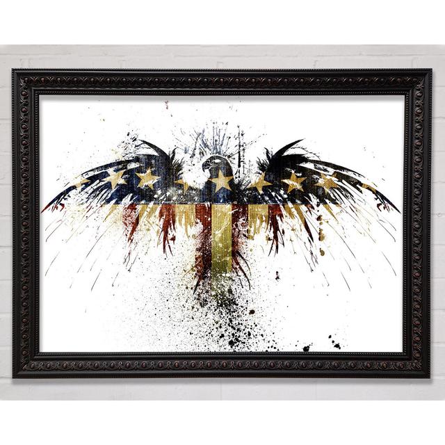 American Eagle 2 - Single Picture Frame Art Prints Bright Star Size: 21cm H x 29.7cm W on Productcaster.