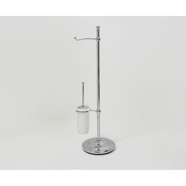 Barnston Freestanding Toilet Roll Holder with Toilet Brush Symple Stuff on Productcaster.