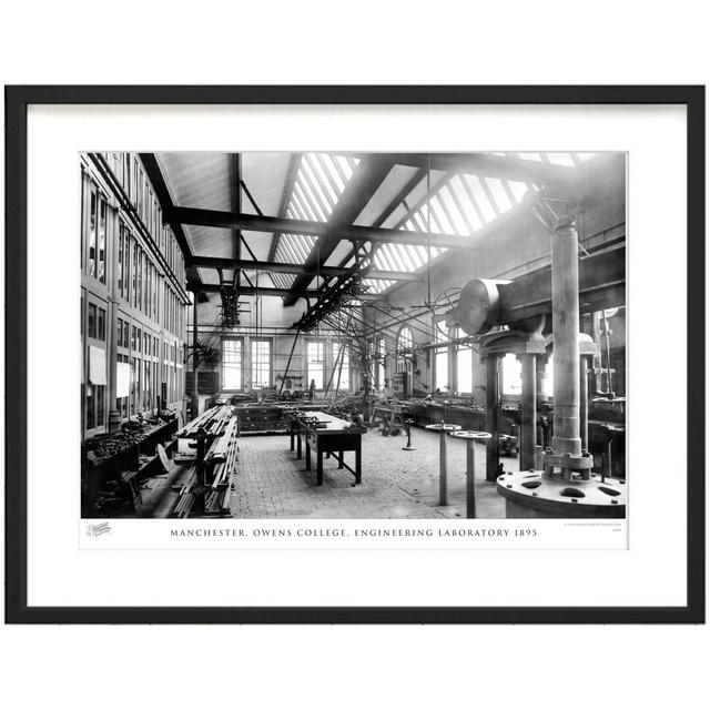 Manchester, Owens College, Engineering Laboratory 1895 by Francis Frith - Single Picture Frame Print The Francis Frith Collection Size: 60cm H x 80cm on Productcaster.