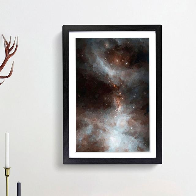 Universe in Abstract Vol.15 - Picture Frame Graphic Art Print East Urban Home Frame Option: Black Framed, Size: 48cm H x 36cm W x 2cm D on Productcaster.