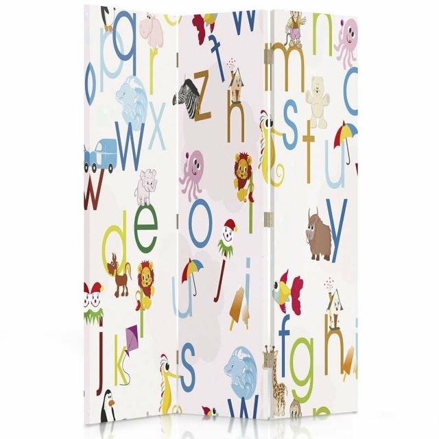 Touchet Room Divider Zoomie Kids Size: 170cm H x 110cm W, Number of Panels: 3 on Productcaster.