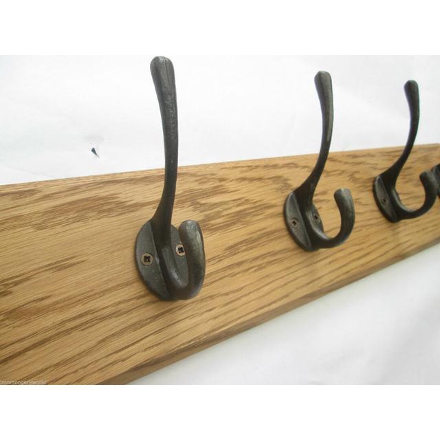 Pivot Solid Wood Wall 3 - Hook Wall Mounted Coat Rack Rosalind Wheeler on Productcaster.