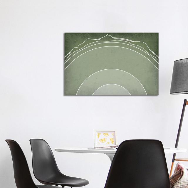 Earth's Layers by GetYourNerdOn - Wrapped Canvas Gallery-Wrapped Canvas Giclée Metro Lane Size: 66.04cm H x 101.6cm W x 1.905cm D on Productcaster.