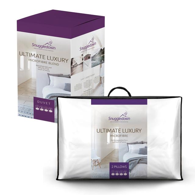 Snuggledown Ultimate Luxury 10.5 Tog All Year Round Duvet with 2 Pillows Snuggledown Size: Kingsize on Productcaster.